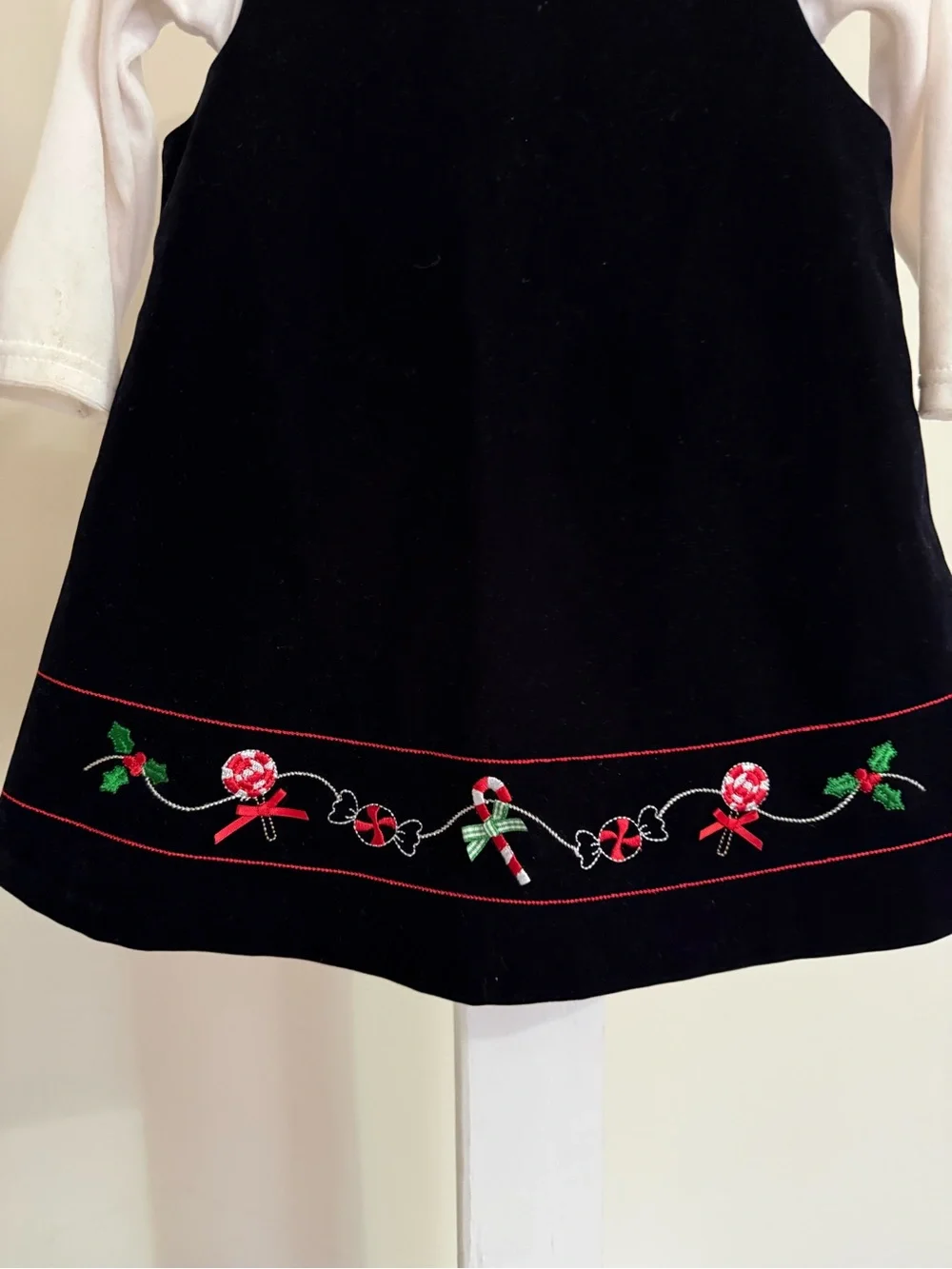 Sophia Rose Velvet Christmas Dress Set